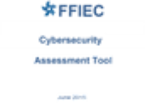 FFIEC issues Cybersecurity Assessment Tool