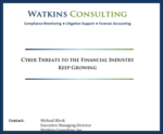 Cyber Threats to the Financial Industry white paper first page