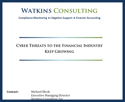 Cyber Threats to the Financial Industry white paper first page